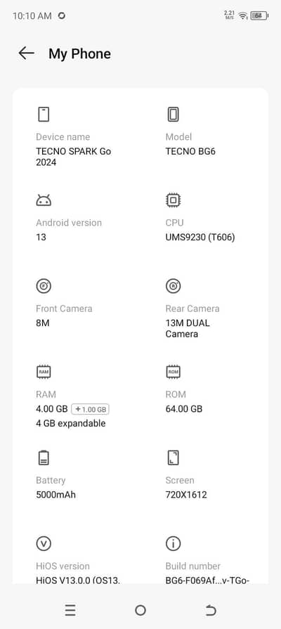 Tecno Spark 2024