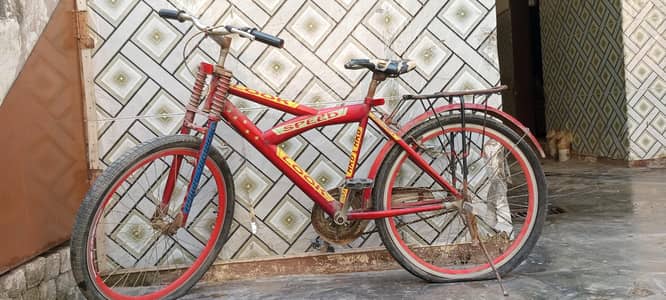 LOOK SPEED Red Bicycle Double Shocker-Good Condition