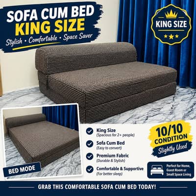Sofa cum bed king size foldable
