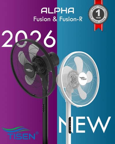 Noiseless Tisen Alpha Fusion indoor pedestall fan