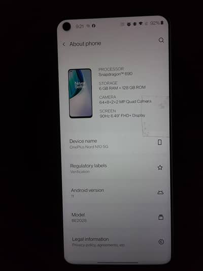 oneplus Nord N10 5G