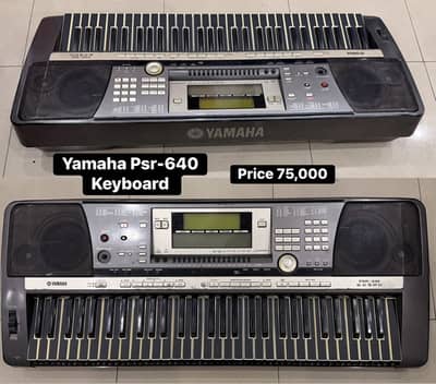 Yamaha Psr-640 Keyboard / Piano / Guitar / Bass / Amplifier / Benjo