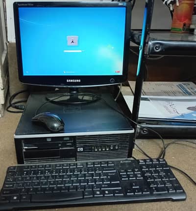 HP Desktop Core 2 Duo + Samsung 17" LCD Full Set - S Multan