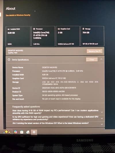 Dell Complete Pc Sale (Mint Condition)