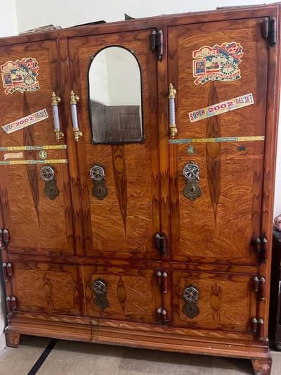Heavy Iron Almari with Mirror for Sale