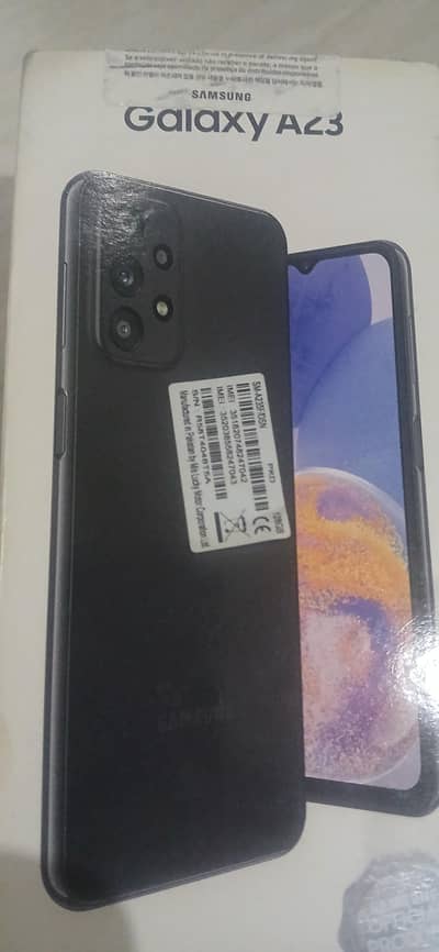 PTA approved Samsung A23 128 gb with box for sell