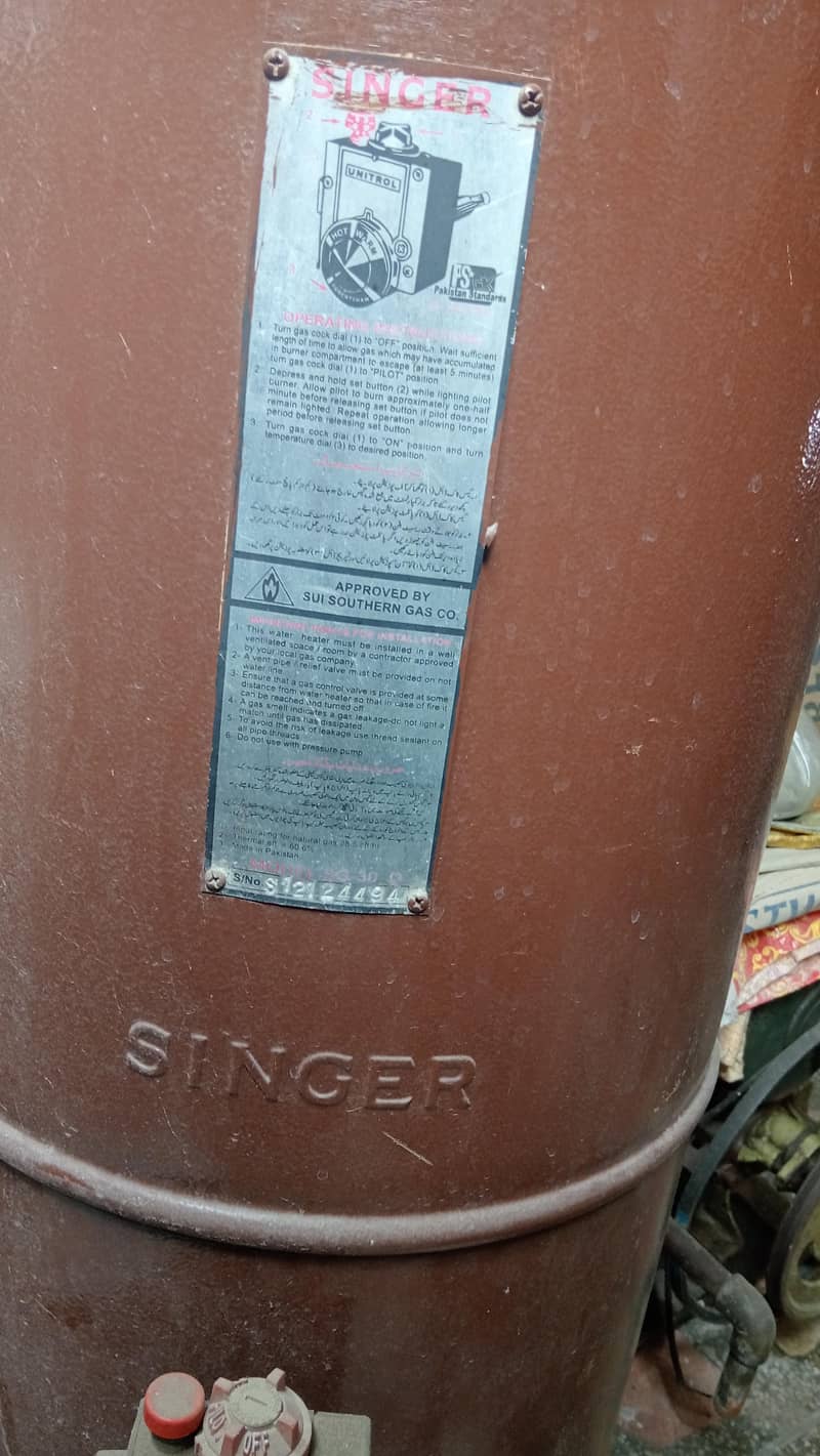 Singer Gas 4
