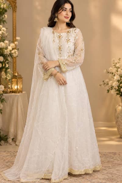 Long maxi with dupatta