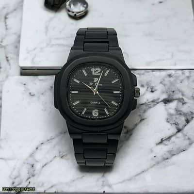 Patek Philippe Black Premium Watch For Men - Rubber Strap - 2025 Model