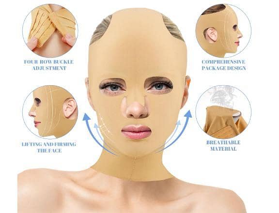1 pcs Full Face Lift Mask Sleeping Belt Face Shaper R5895