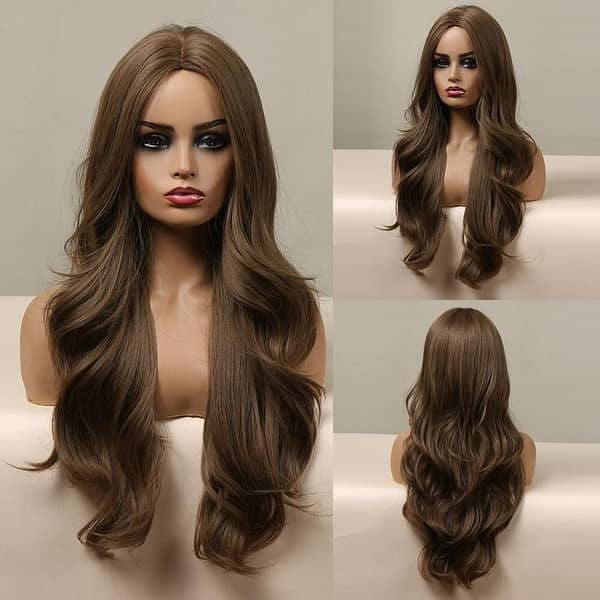 Full Head Hair Style Wig for Girls and Women — Golden Color