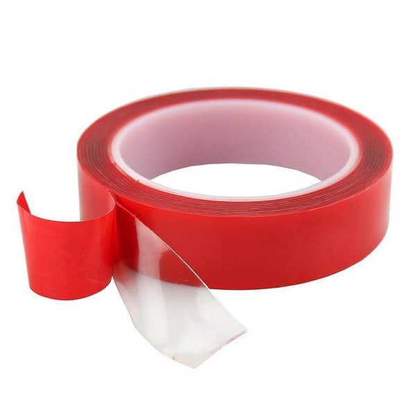 Hair Wigs Tape, Red Double-Sided Adhesive Tape for Hair Patches and Toupees (5 Meters)