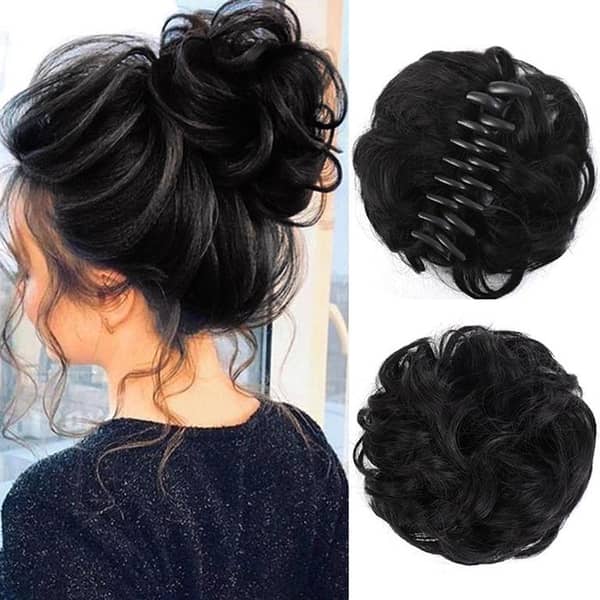 New catcher Jura wig puff clip - color black