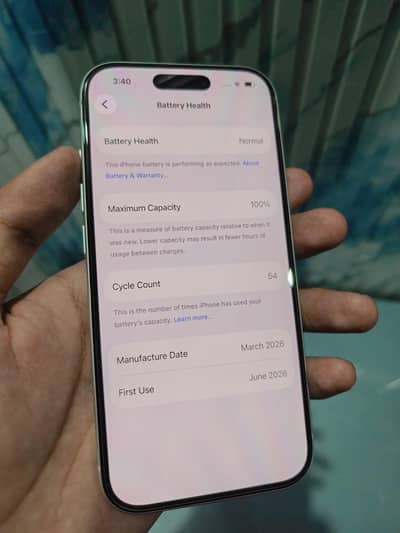 iPhone 17 Pro pta approved 100 health  just like new  and  final 417k