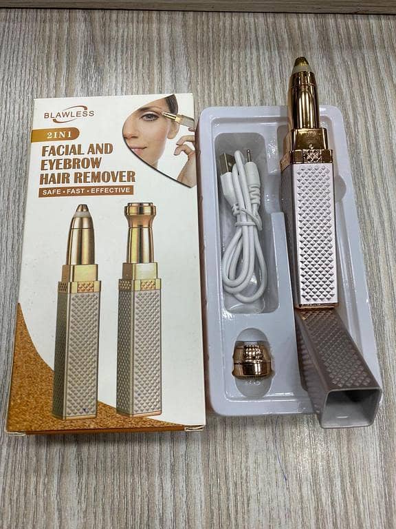 2 in 1 Blawless Facial & Eyebrow Hair Remover