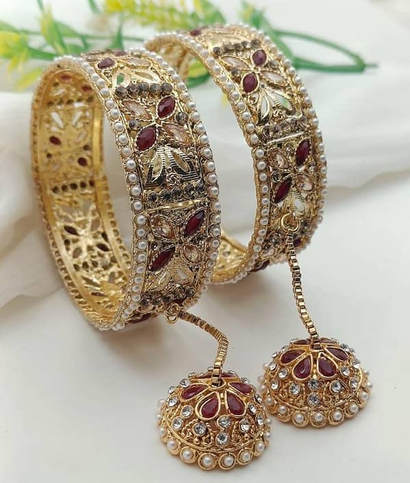 Elegant Jhumki Earrings: Pairs for Women (New Design)