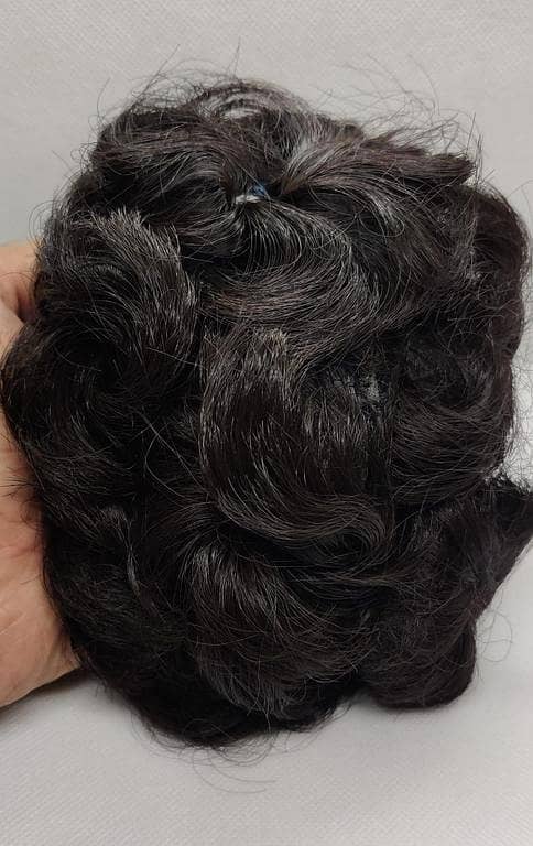 New 7 Star Catcher Jura Bun Wig Puff Clip in Natural Color