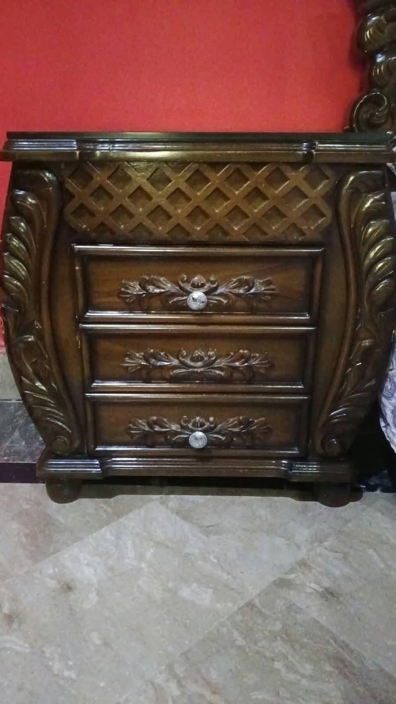 bed with side tables 1