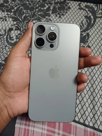 iPhone 15 Pro Max 256GB Natural Titanium JV | Box | 85% BH | 10/10