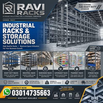 Racks - Super Store Rack - Pharmacy Rack - Warehouse Rack - Steel Rack