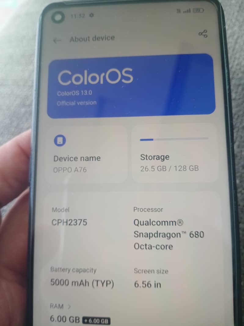 OPPO A76 1