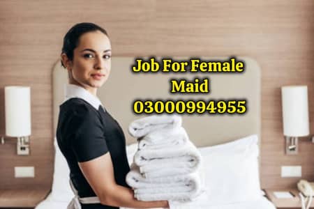 Female Job House Maid Available(Experience not Required)