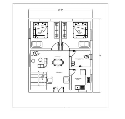 AutoCAD 2D House Map & Material Estimation Services