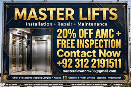 Master lifts - Elevator - Lifts - Cargo lifts - Passenger lifts