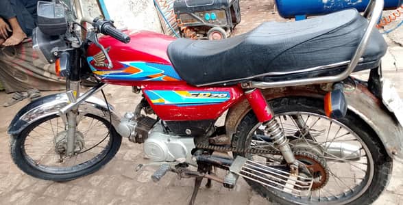 Jinan bike CD 70 2014Multan number original copy latter available