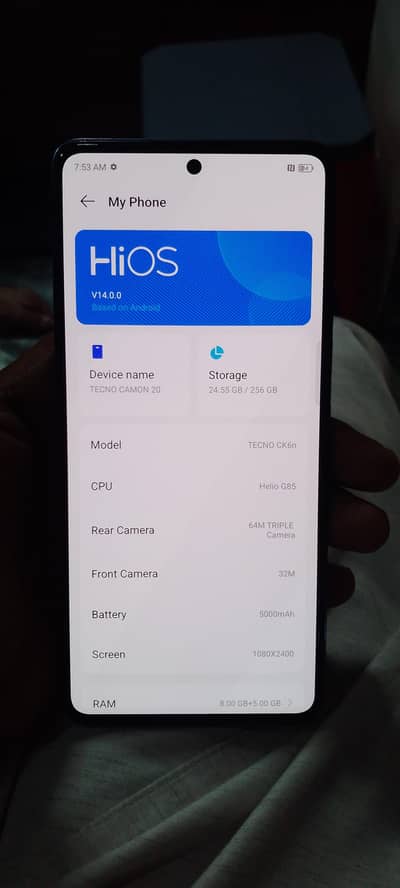 Tecno CAMON 20