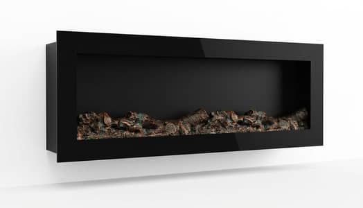 Aura Living Electric Tabletop Fireplace – LED Flame