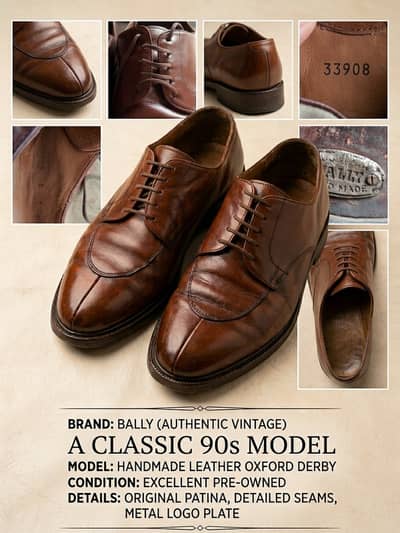 100% Pure leather shoes for men Bally Brand Expensive shoe