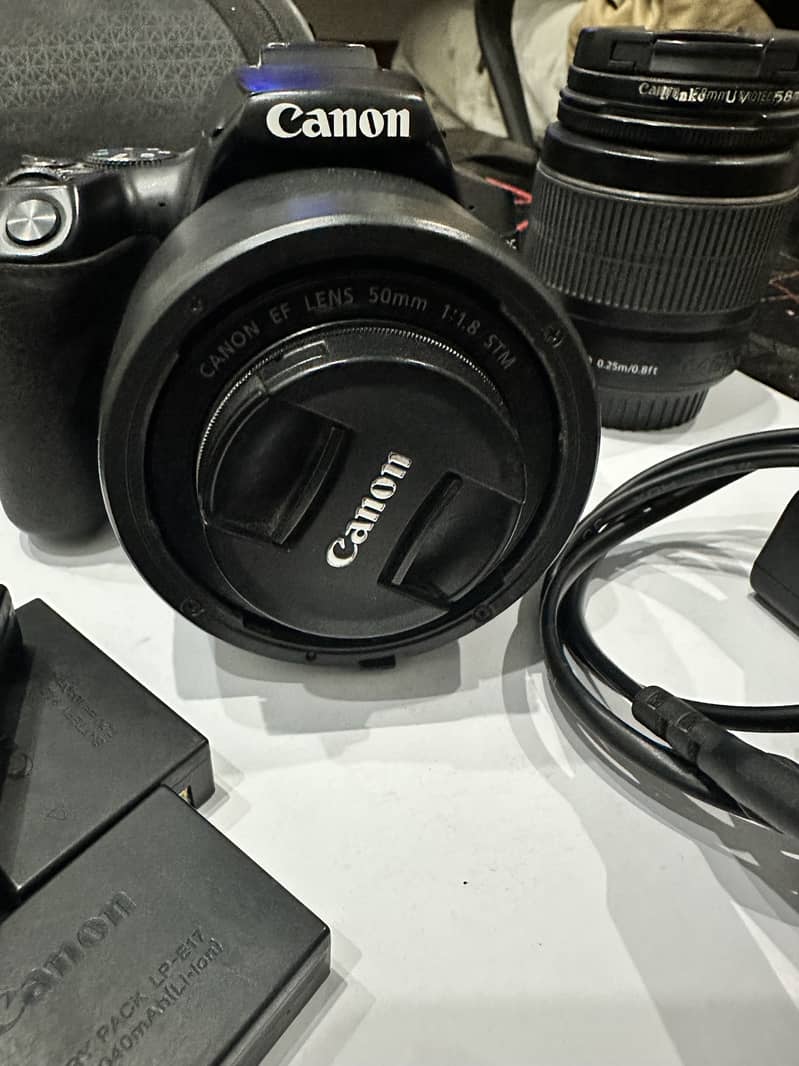 Canon EOS 250D DSLR Camera with 18-55mm & 50mm Lens 4