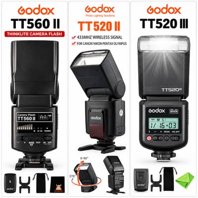 Godox Flash Light TT520II / TT520III / TT560II