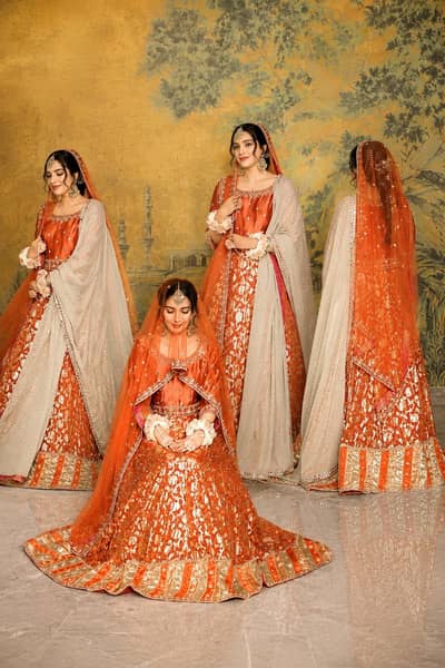 Mendhi Bridal Wedding Formal Lengha