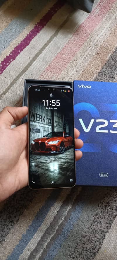 vivo v23 5g 12/256 gb official pta type c with front aura lights
