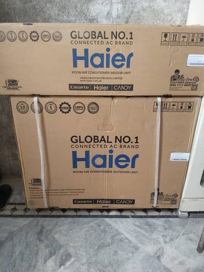 haier 1.5 ton 19hfab t3 pro 2026 model slightly use with waranty card