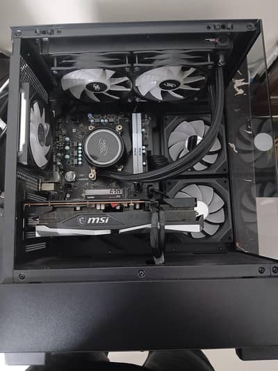 Ryzen 5700x with Msi 6600xt gaming x  gaming pc