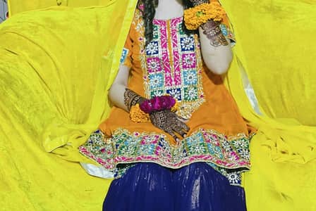 Mehndi dress