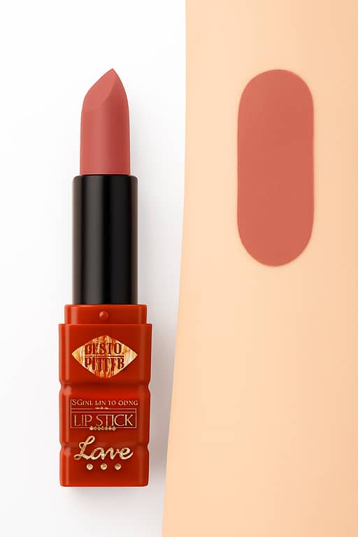 "Locked-in Luxury: Romantic Fox Matte Lipstick" by Professional Velvet Waterproof, Ultra-Pigmented Lip Color