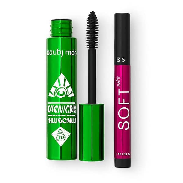 The Ultimate Eye Duo: 2-in-1 Natural Volumizing Mascara + 36h Liquid Eyeliner (Pack of 2) – Your Complete Eye Kit