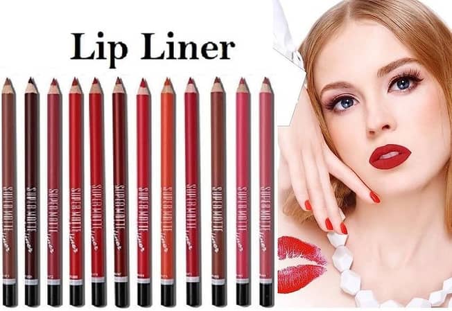 Senora Luxe Matte Lip Liner Set (12 or 24 Shades) — Waterproof, Smudge-Proof, Pro-Grade Lip Liner for All-Day Color
