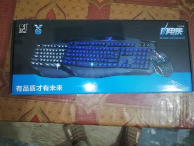 Rgb lights keyboard mouse set