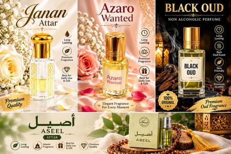 Perfumes Atar or caps tasbih