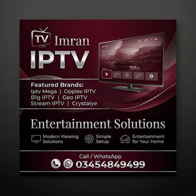 Title: IPTV Streaming Service | Smart TV Entertainment