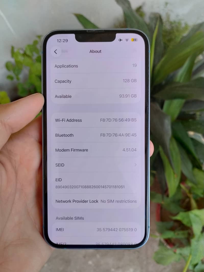IPHONE 14(Factory unlock)physical sim 10