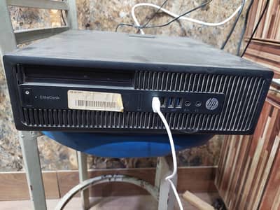 HP El705 GiteDesk 705 G3 Complethe PC Setup + Dell 24 lcd