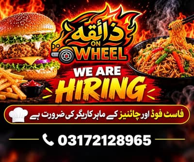 need fast food Chinese karigar