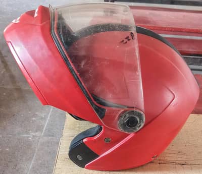 Studds Ninja Elite Flip Up Red- Original DOT- Clean- MUZAFFARGARH