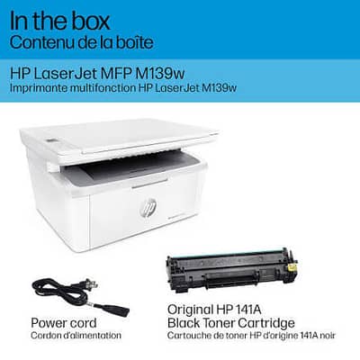 HP LaserJet M139w All-in-One WiFi Printer | Print | Scan | Copy